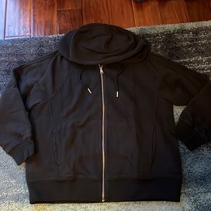 Essential oversized Sunday hooded full-zip